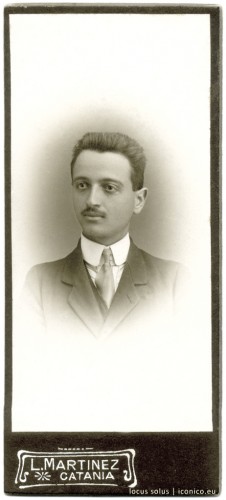 Domenico Nicosia. Foto Martinez, circa 1918