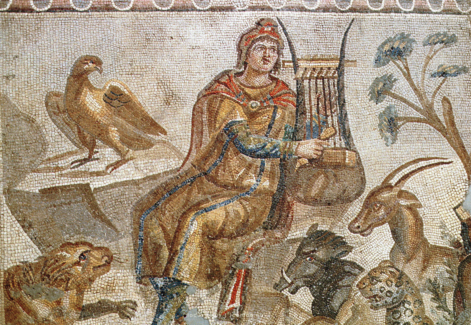 Orfeo. Antakia (Antiochia), museo dei mosaici